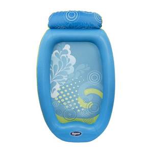 lot 1839 image: Aqua Leisure Inflatable Pool Float Water Comfort Lounge Lounger, Bubble Waves