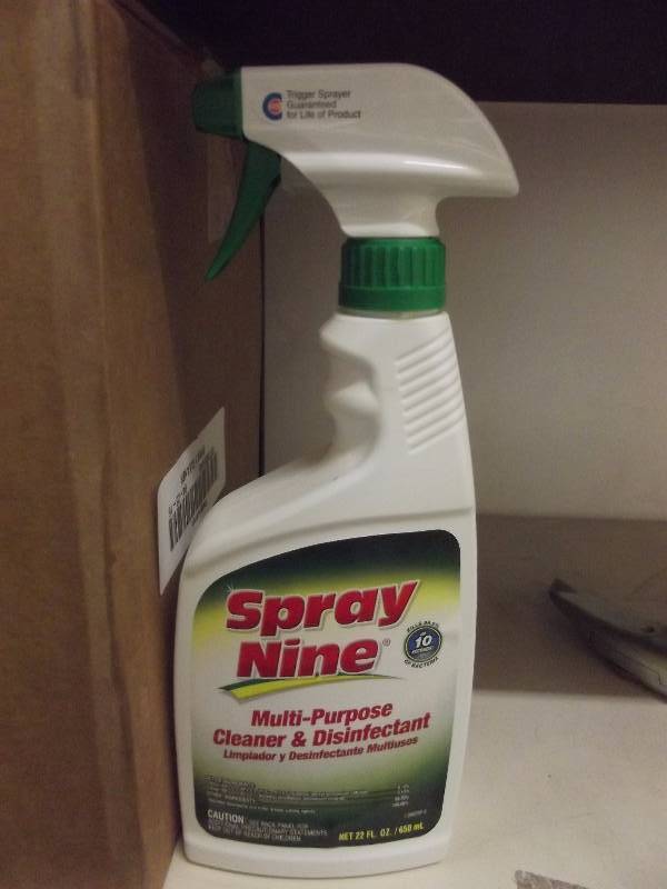 lot 142 image: Case of Spray Nine Multi-Purpose Cleaner & Disinfectant