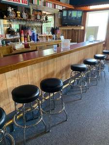 lot 243 image: Bar 24 feet long, 25 inches deep
