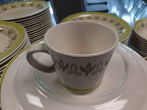 lot 295 image: Vintage MCM Classic Coffee house style Cups Lot of 50