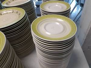 lot 297 image: Coffee cup Vintage MCM Saucers Lot of 98