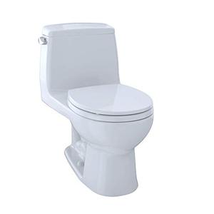 lot 7542 image: TOILET- TANK Broken- Base Good-  Parts Potty
