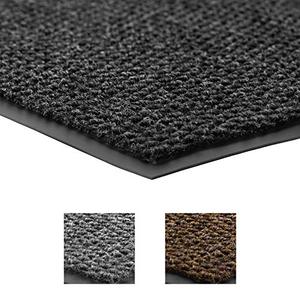 lot 7577 image: Notrax - 136S0046CH 136 Polynib Entrance Mat, for Lobbies and Indoor Entranceways, 4 Width x 6 Length x 14 Thickness, Charcoal - GID-851015
