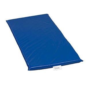 lot 7602 image: Childrens Factory-CF350-019, Rainbow Rest Mat, Blue Nap Mat for HomeschoolPreschoolDaycare, Foam Napping Floor Mats for Kids & Toddlers, Classroom Furniture, 48x24x2