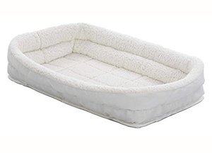 lot 7623 image: Double Bolster Pet Bed  42-Inch Dog Bed ideal for Large Dog Breeds & fits 42-Inch Long Dog Crates