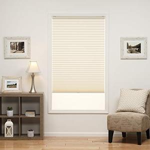 lot 7644 image: DEZ Furnishings QDER450720 Cordless Light Filtering Pleated Shade, 45W x 72L Inches, Lot of 6