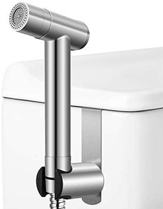 lot 7736 image: Veken Two-Modes Handheld Bidet Sprayer for Toilet, Stainless Steel Sprayer Kit with Explosion-Proof Hose for Feminine Wash, Baby Diaper Cloth Washer and Shower Sprayer for Pet