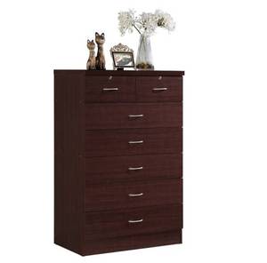 lot 7789 image: HOMEDAH 7 Drawer Chest - Mahogany Wood