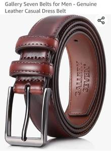 lot 2214 image: Gallery Seven Mens Leather Belt 48 inch
