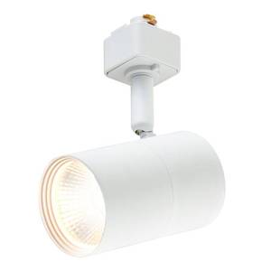 lot 2255 image: Hampton Bay White 1-Light Integrated LED Mini-Cylinder Linear Track Lighting Head