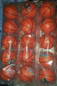 lot 2272 image: NBA National Basketball League Assorted Ornaments