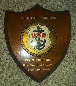 lot 2274 image: Naval Wall Plaque