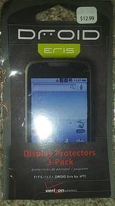 lot 2281 image: Htc Droid Eris Screen Protectors 3-pack -