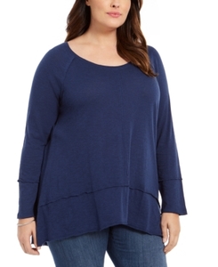 lot 20006 image: Style & Co Plus Size Seamed Tunic, Created For Macys