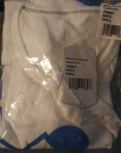 lot 20010 image: Georgia State University, Ladies White Long Sleeve Tee Shirt, Small,