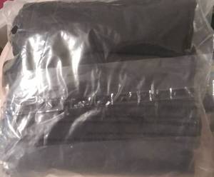 lot 20034 image: Arabella Womens Smooth Cotton High Leg Lace Detail Brief Panty,3 Pack,black,s