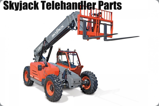 lot 1522 image: Skyjack VR  NEW Telescoping Telehandler -Maximum Lift Height Rough Cowlings  Assy # TH-107HP   PN 190663 AG LOW RESERVE