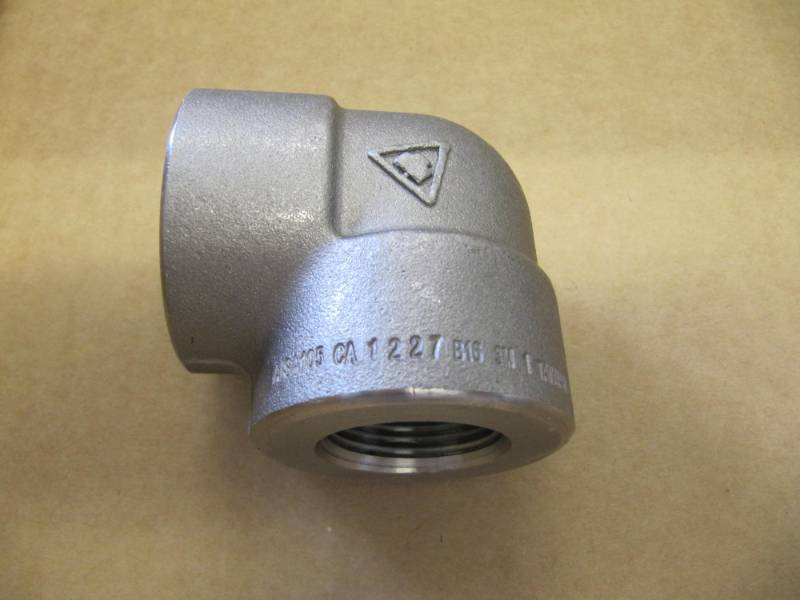 lot 1804 image: NEW  45 Degree 1 Elbow I.D. Black Forged Steel