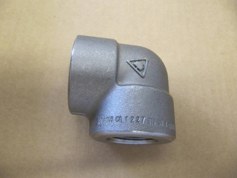 lot 1806 image: NEW  45 Degree 1 Elbow I.D. Black Forged Steel