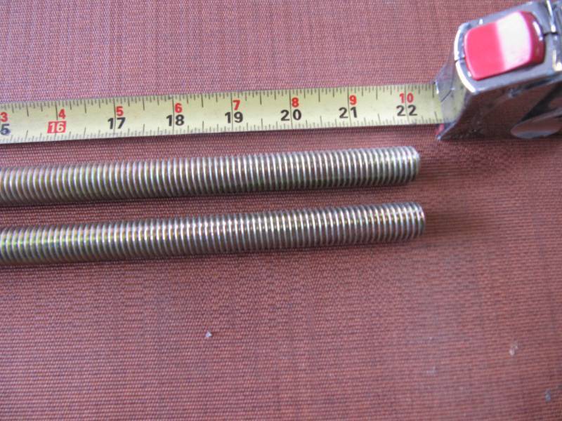 lot 5987 image: 2 PCS. ALL THREAD  58 X 22L