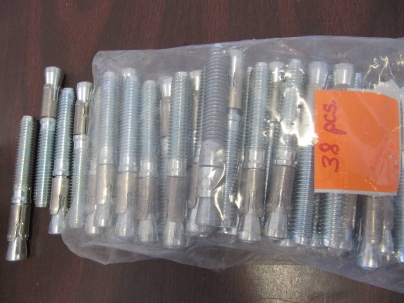 lot 6010 image: 38 PCS. 12 - 13 X  3 34 CONCRETE ANCHORS