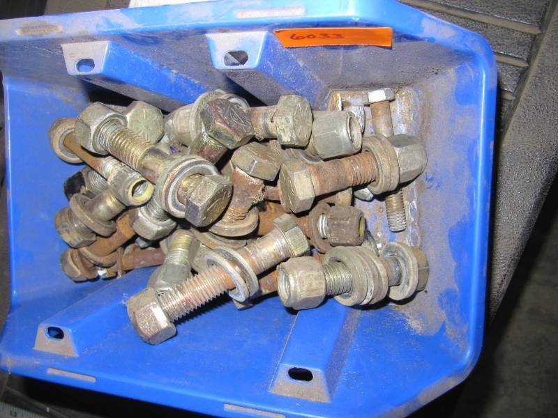 lot 6033 image: 15 LBS.  OF BOLTS, NUTS, WASHERS, HARDWARE