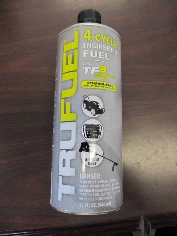 lot 6124 image: NEW TRUFUEL  4 CYCLE ENGINEERED FUEL  32 OZ.