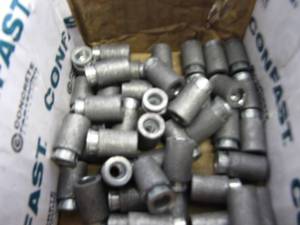 lot 1960 image: 44  NEW LEAD MACHINE SCREW ANCHOR MADE BY CONCRETE FASTENING SYSTEM