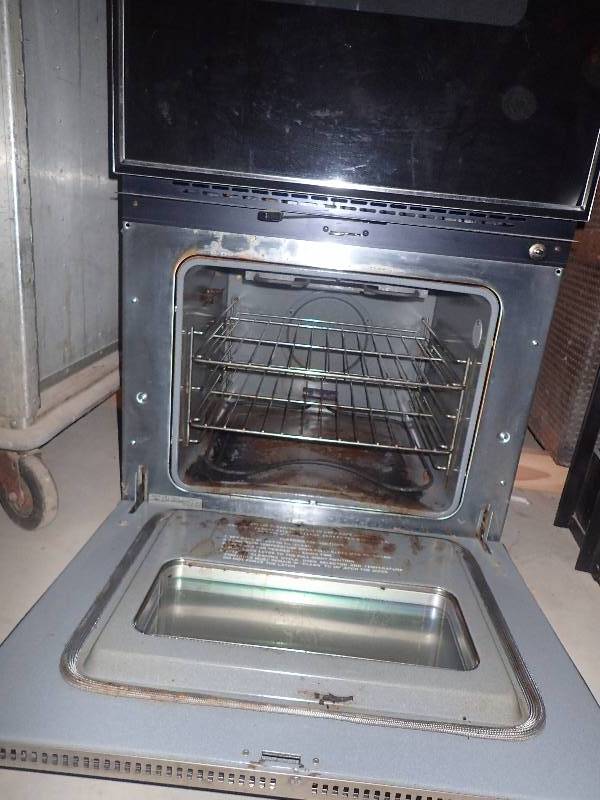 double stack electric oven