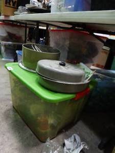 lot 23099 image: Christmas decor - lights - cake pans