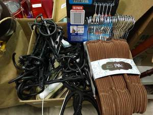 lot 23056 image: Lot of Hangers and Wonder Hangers