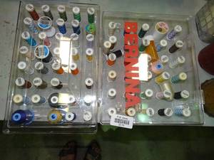 lot 23179 image: Thread Collection in Storage Boxes