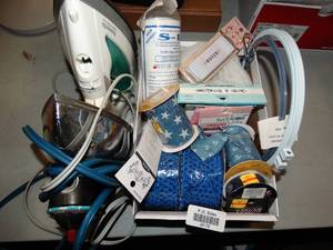 lot 23172 image: Rowenta Iron  Ribbons  Craft Items
