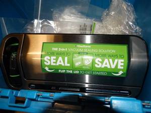 lot 23164 image: Vacuum Food Sealer with Supplies