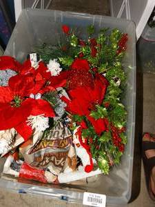 lot 23244 image: Lot of Christmas Decor