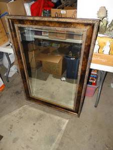 lot 23358 image: Large Wall Mirror - Ornate Frame - Heavy
