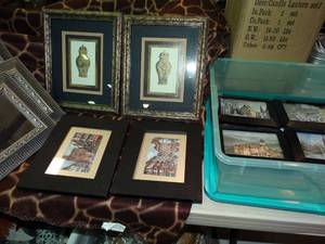 lot 23264 image: Metal Butterflies Wall Decor and Framed Art