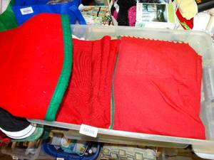 lot 23300 image: Tree Skirts  Seasonal Material  Etc