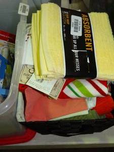 lot 23303 image: Towels  Rags  Mop Heads  Etc