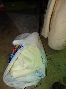 lot 23391 image: Bag of Warm Flannel Material