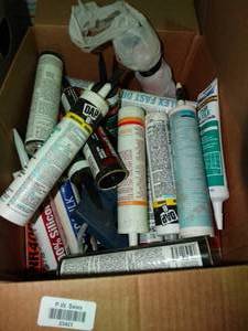 lot 23423 image: Lot of Tubes of Caulk