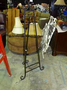 lot 23543 image: 54 Tall Metal Decorative Folding Art Easel