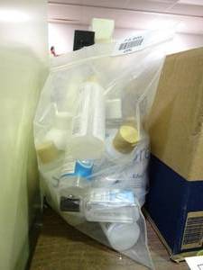 lot 23552 image: Lot of Small Hand Sanitizers