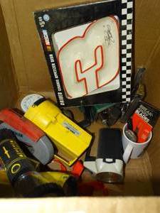 lot 23715 image: Dale Earnhardt #3 Platter  Flash Lights  Gauges  Misc