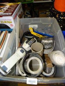 lot 23699 image: Old KG&E House Meter  Mini Vac  Mini Screwdrivers  Etc