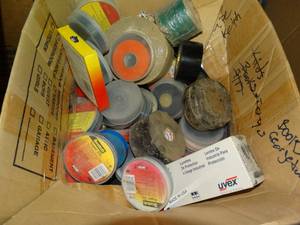 lot 23686 image: Variety of Tape in Large box
