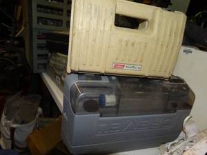 lot 23682 image: Dremel and Portable Air Compressor