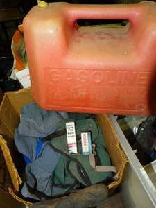 lot 23707 image: Protective Hoods for Fire Safety - Gas Can - Gloves Galore