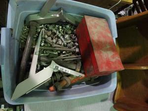 lot 23852 image: Shelf Supports Bits and Fasteners