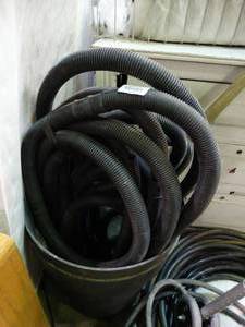 lot 23875 image: Lot of Black Plastic Tubing
